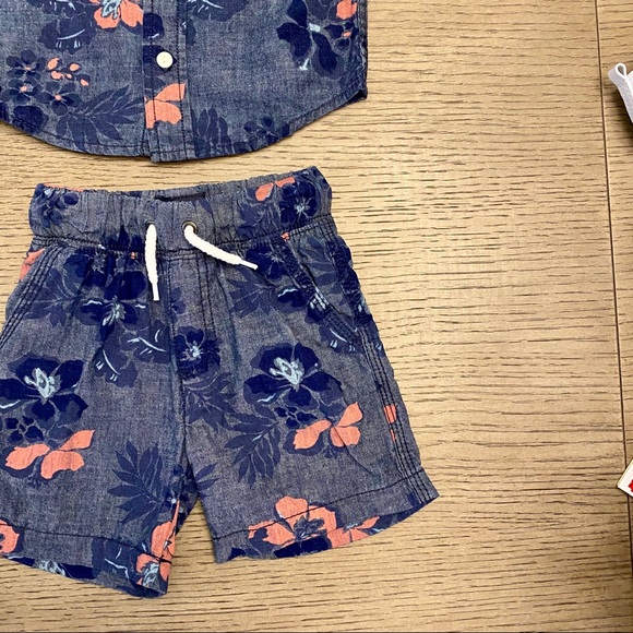 Black, Coral, Blue Summer Capsule Collection 2T. - Picture 3 of 8